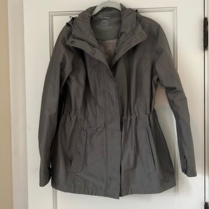 L.L. Bean Gray Trench Coat